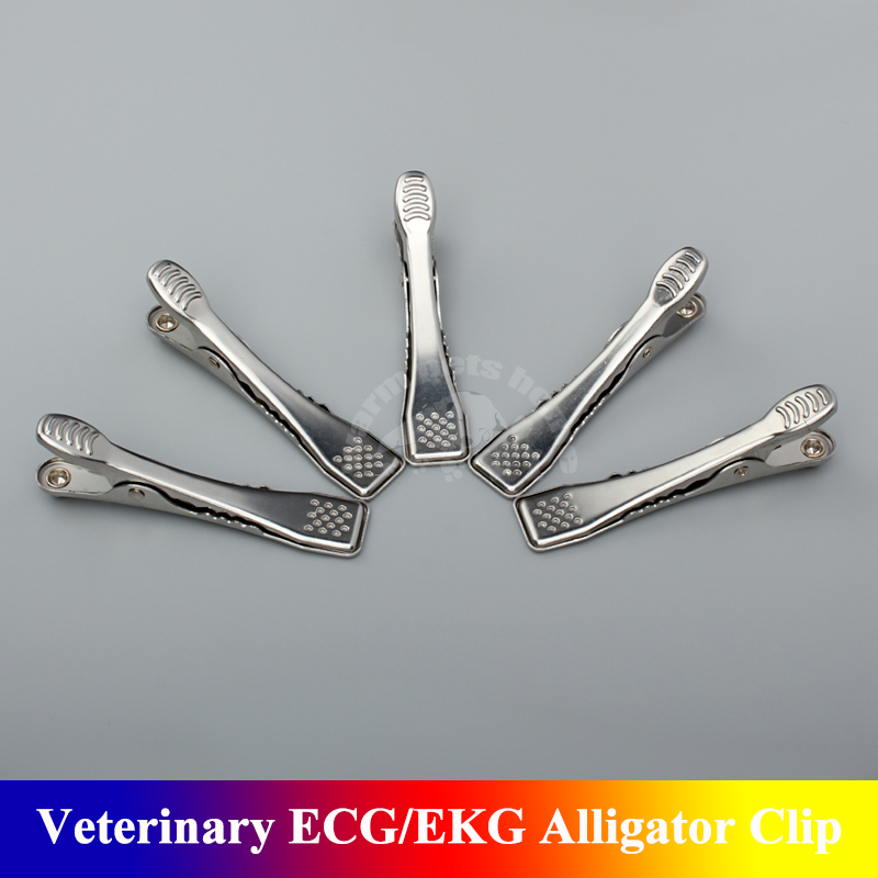 Vet Tech Accessories - 5 Pinzas de Cocodrilo Veterinarias Reutilizables