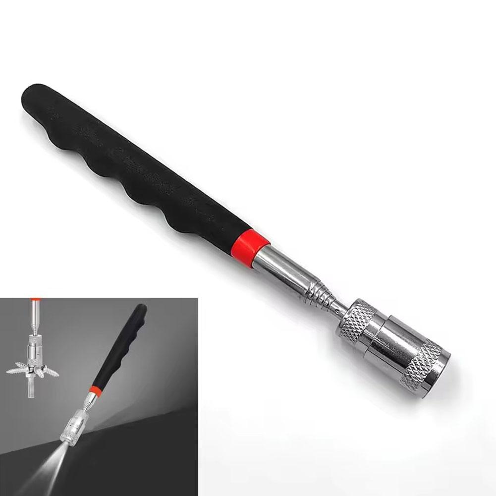 Pen Holder Magnetic - Bolígrafo Magnético Telescópico con Luz LED,