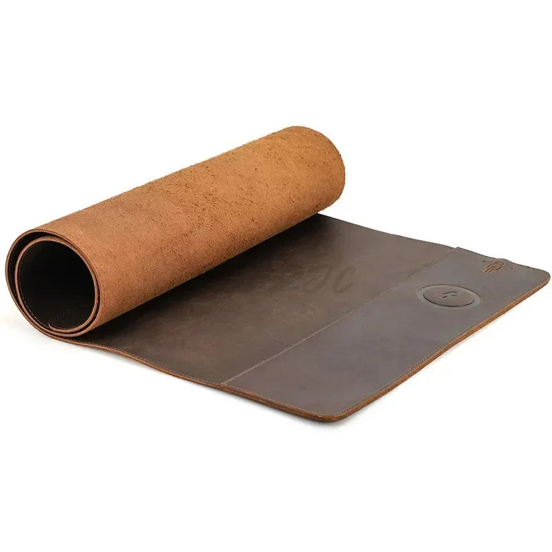 Mouse Charging Pad - Alfombrilla de ratón de piel de