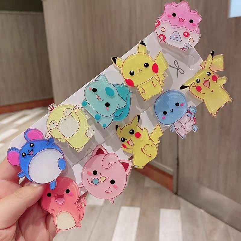 Tech Hair Accessories - Pinzas para el Cabello de Pokémon,