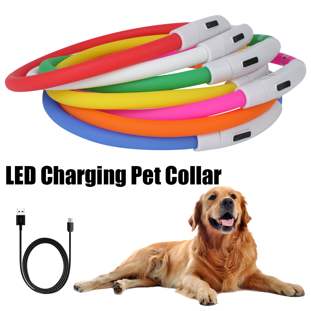 Tech Dog Accessories - Collar Led Usb para prevención de