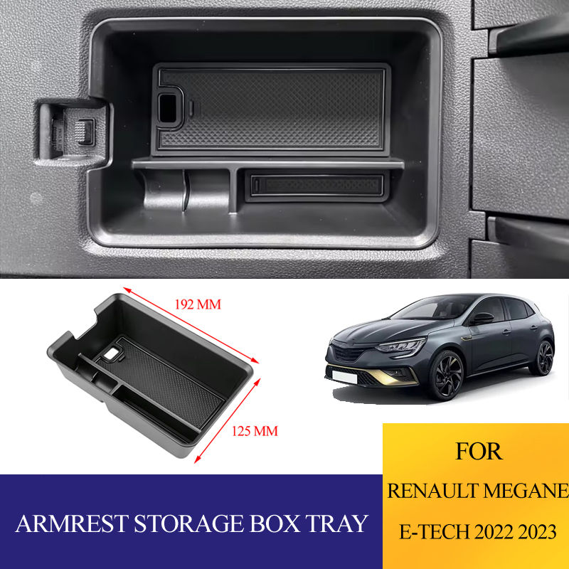 Tech Accessories Renault - Caja de Almacenamiento para Apoyabrazos de