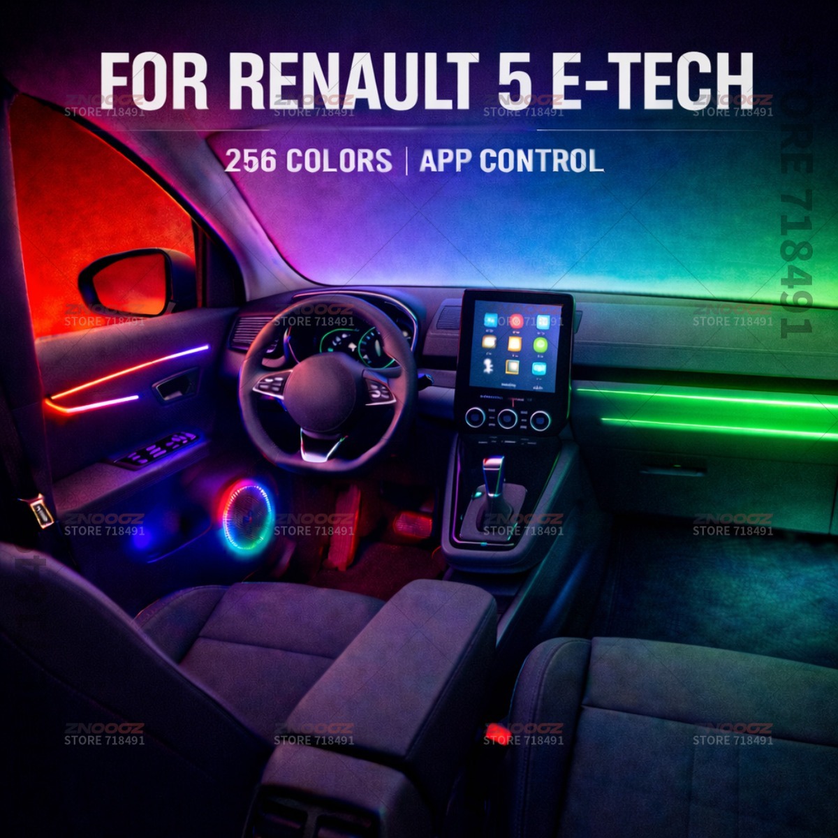 Luces ambientales acrílicas pa - Tech Accessories Renault reseña y precio