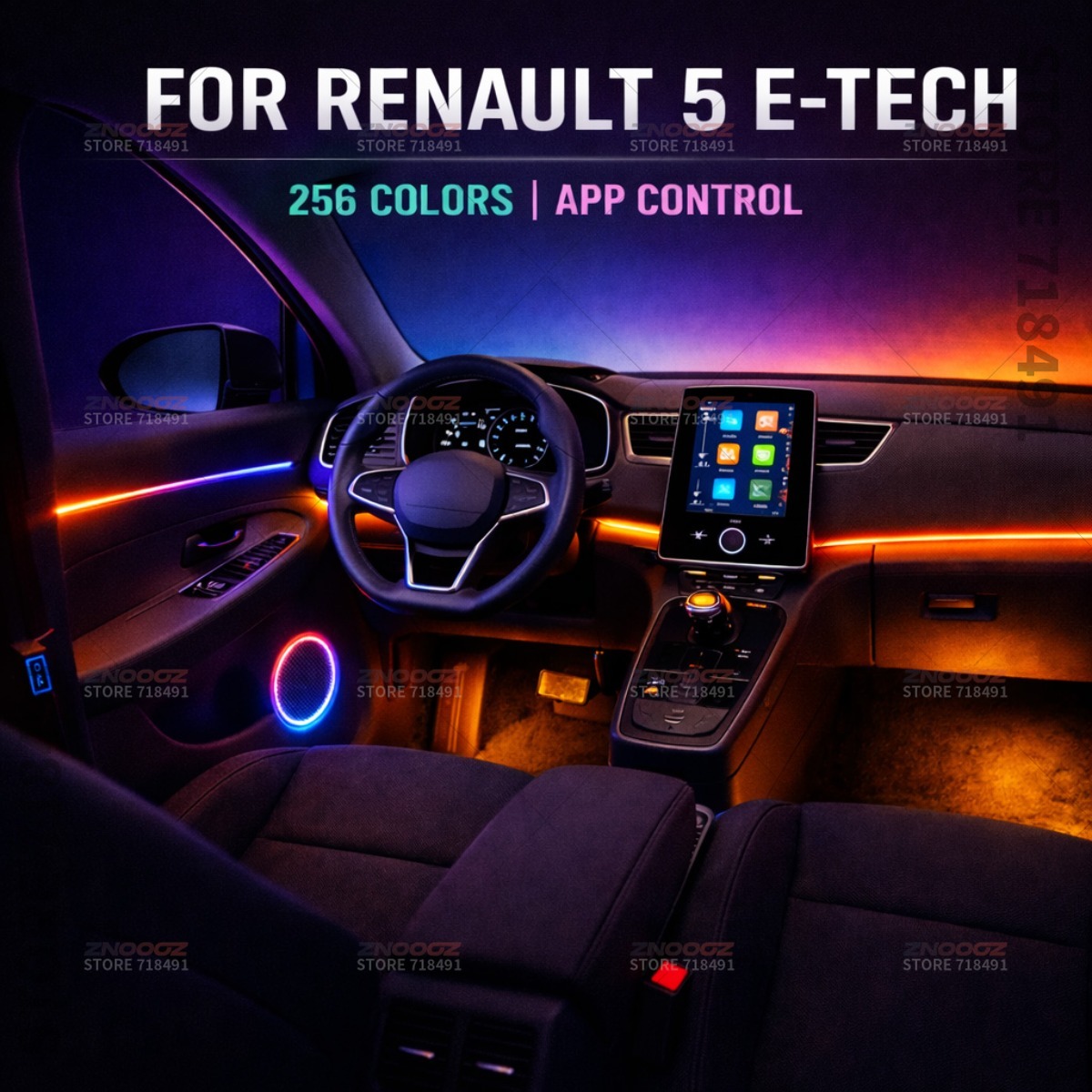 Luces ambientales acrílicas pa - Tech Accessories Renault reseña y precio