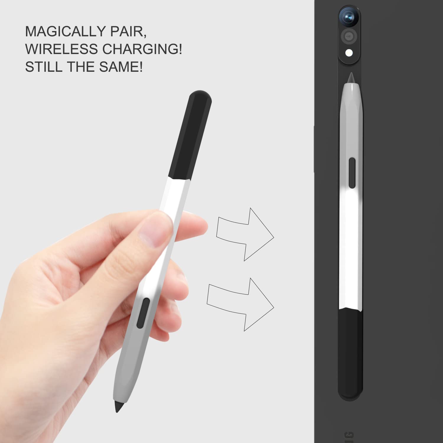 Funda de silicona para Samsung - Pen Holder Magnetic reseña y precio