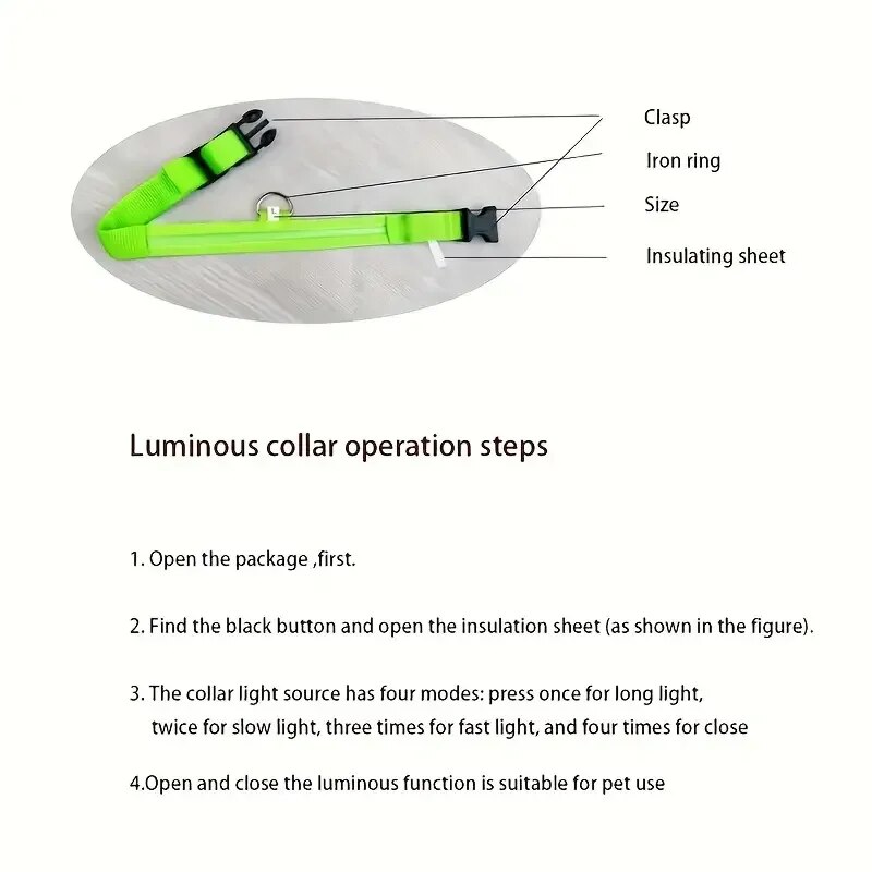 Correa LED de nailon para perr - Tech Dog Accessories reseña y precio