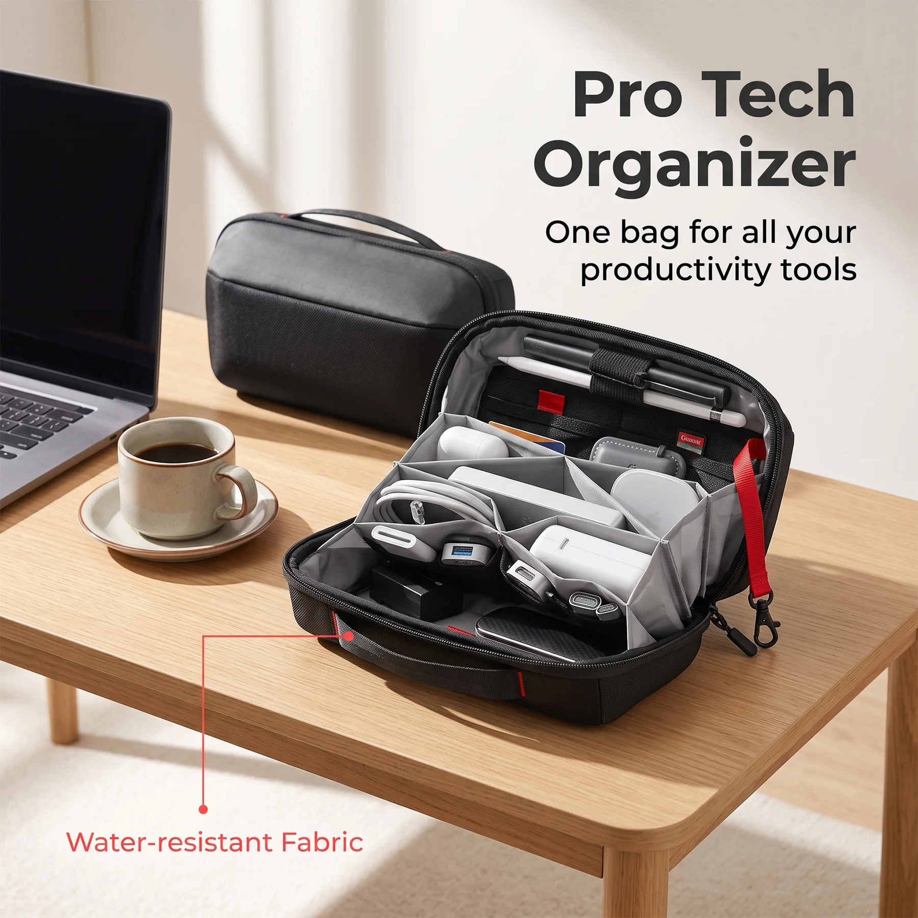 Estuche Organizador de Accesor - Tech Accessories Travel Organizer Pouch reseña y precio