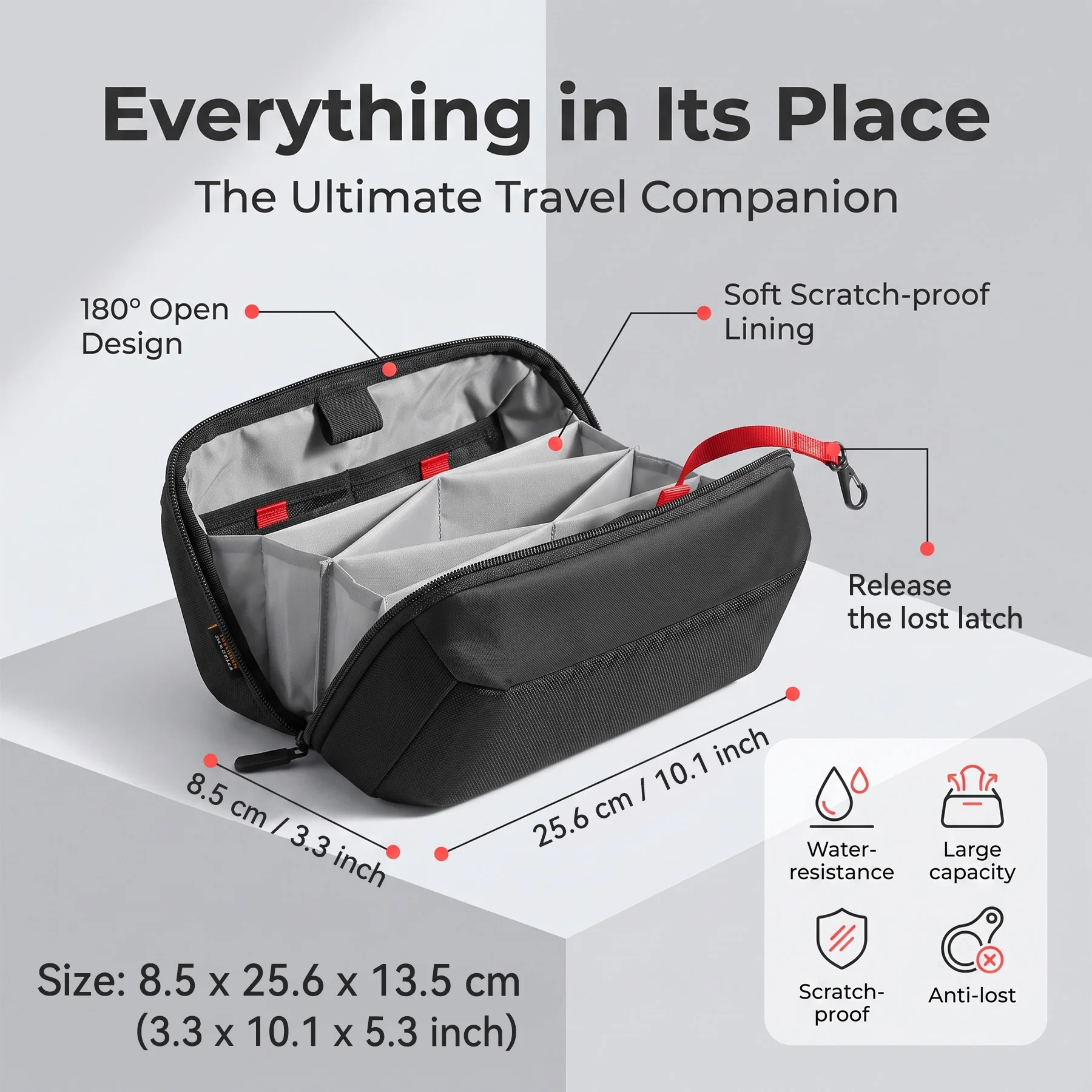 Estuche Organizador de Accesor - Tech Accessories Travel Organizer Pouch reseña y precio