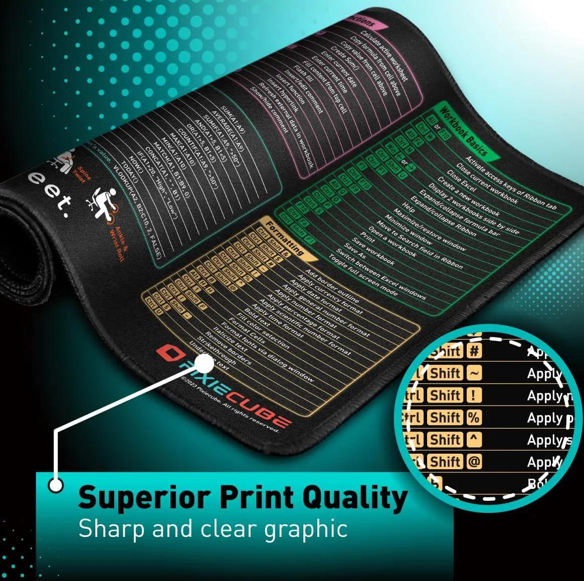 Alfombrilla de Ratón Grande co - Tech Desktop Accessories reseña y precio