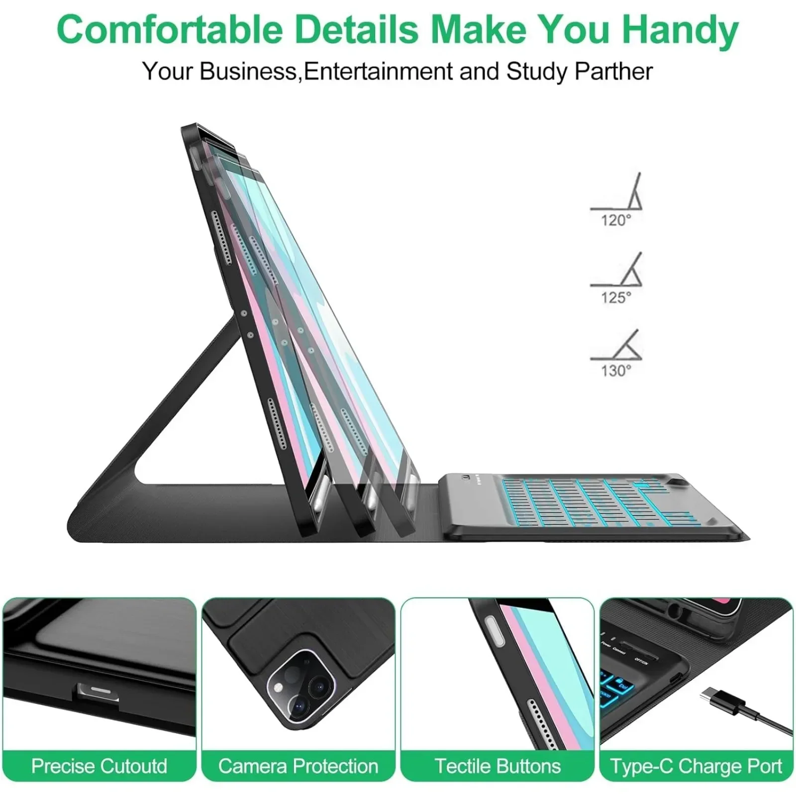 Funda con teclado para HONOR P - Pen Holder Magnetic reseña y precio
