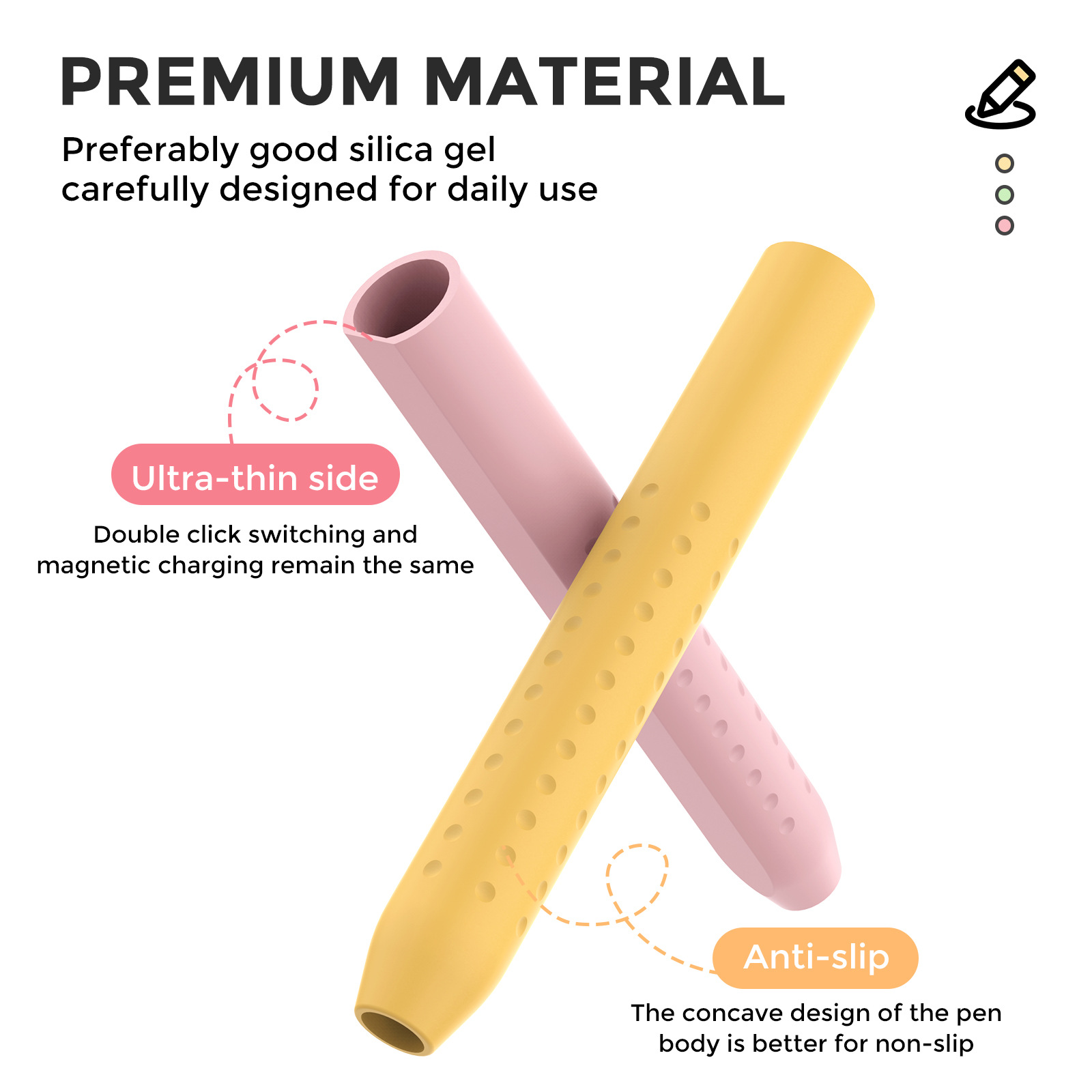 1 funda de lápiz óptico para A - Pen Holder Magnetic reseña y precio