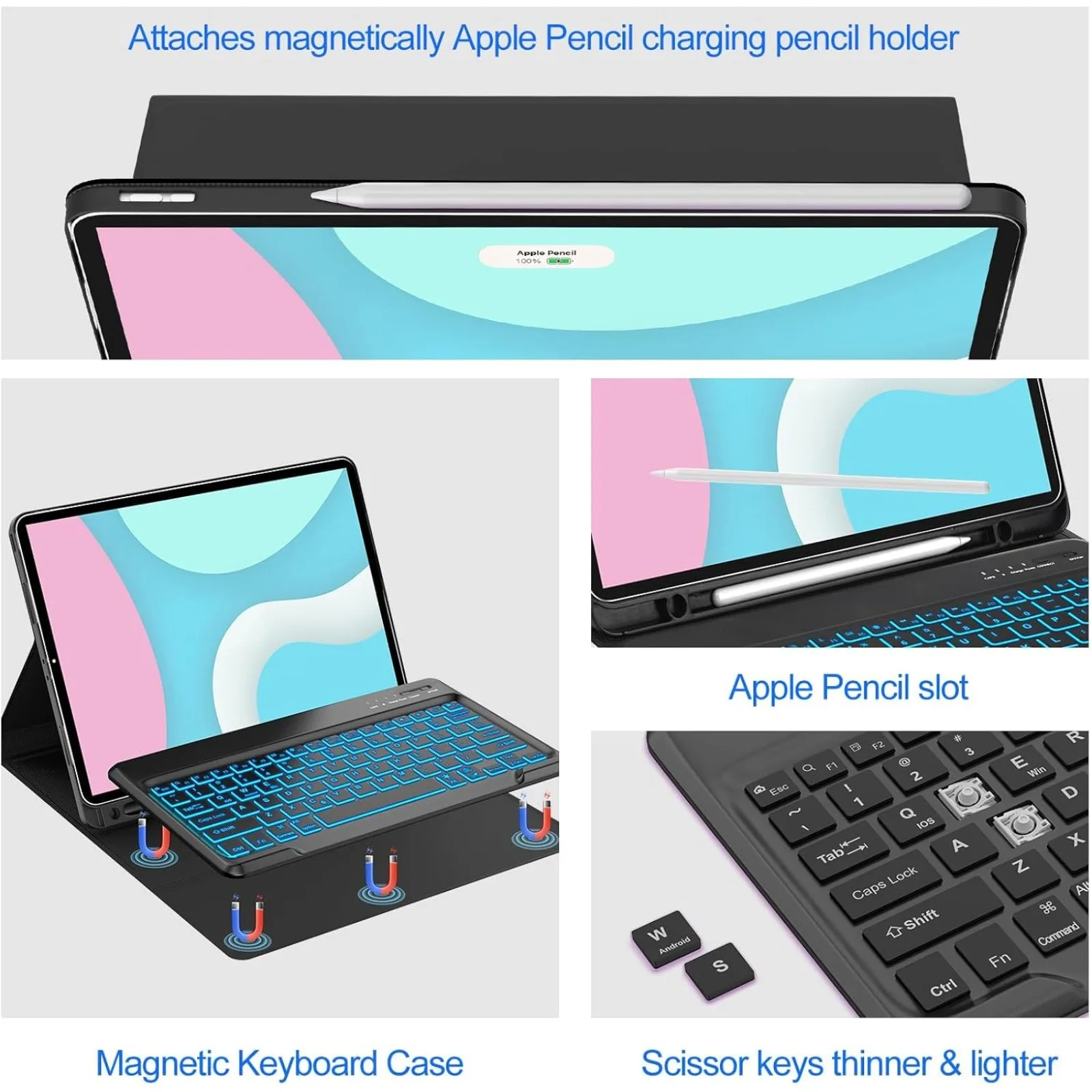 Funda para teclado y ratón par - Pen Holder Magnetic reseña y precio