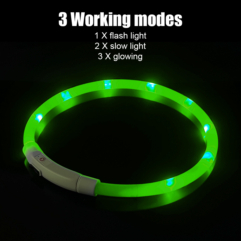 Collar Led Usb para prevención - Tech Dog Accessories reseña y precio