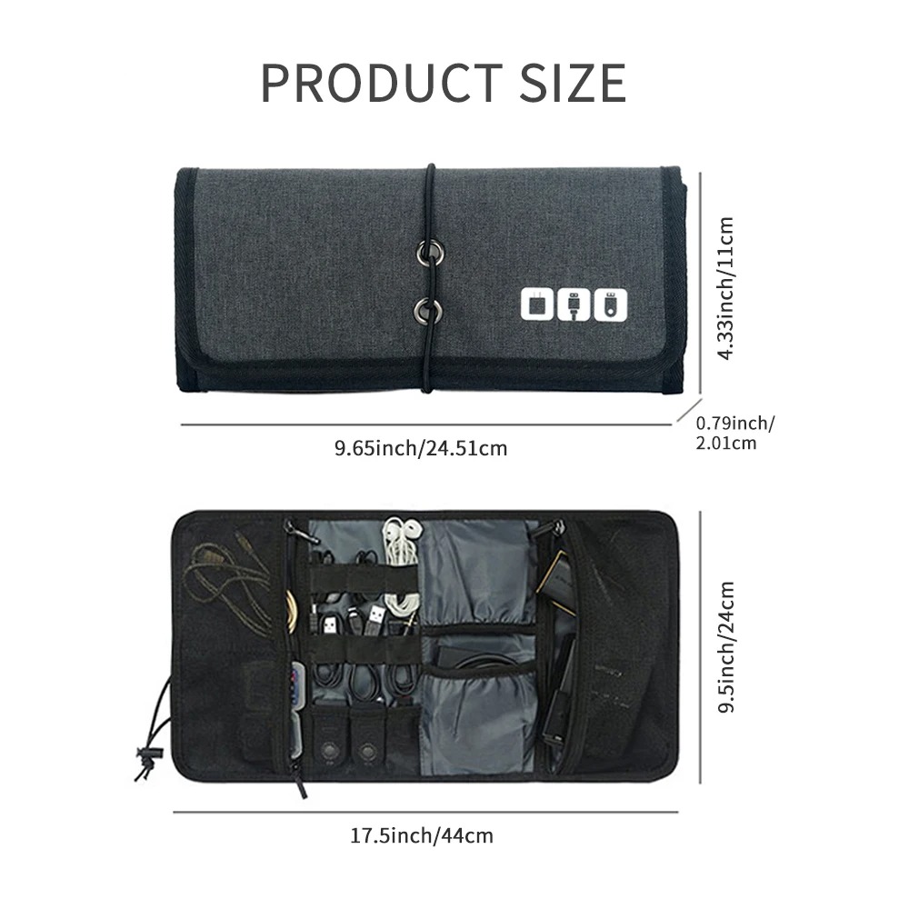 Bolsa organizadora electrónica - Tech Accessories Travel Organizer Pouch reseña y precio