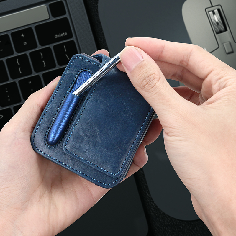 Riñonera con tapa de cuero PU  - Pen Holder Magnetic reseña y precio